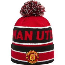 New Era Manchester United Striped Multi Bobble Beanie Hat