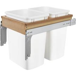 Rev-A-Shelf Double Top Mount 12.5 Gallon Pull Out Trash Can