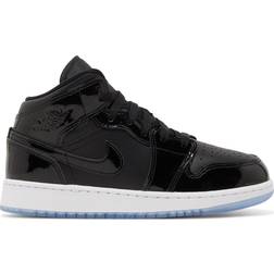 Nike Air Jordan 1 Mid SE GS - Black/White/Dark Concord