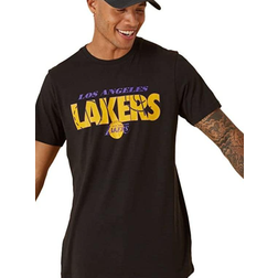 New Era Los Angeles Lakers NBA Wordmark Court Tee T-Shirt