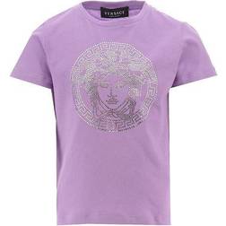 Versace Kid's Crystal Medusa Strass T-shirt - BabyViolet (1000052 -2L720)