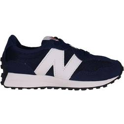 New Balance Kid's 327 Bungee Lace - Natural Indigo/White