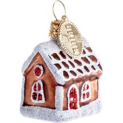 Brink Nordic Gingerbread House Juletræspynt 4cm 4stk