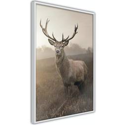 Arkiio Affisch Deer in Sepia Poster