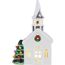 Mr. Christmas Village-Church Figurine 7.9"