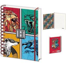 Pyramid HARRY POTTER Hogwarts House Animals A5 Wiro
