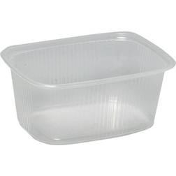 Salatmugg 250 ml 108x81x50 mm Rektangulär PP Clear 10 st x 100 st