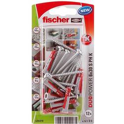 Fischer DUOPOWER universaldybel nylon skrue