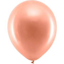 PartyDeco Perle Rose Guld Balloner 100 Stk 12"