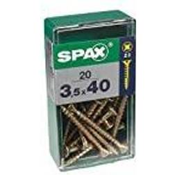 Spax Boîte 10 Unités Vis A Bois Cab 4.5 x 40 mm