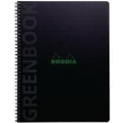 Clairefontaine Recycled and Recyclable Greenbook Notebook 160 Pages 4-Hole Punched