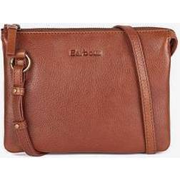 Barbour Lochy Leather Crossbody Bag Brown