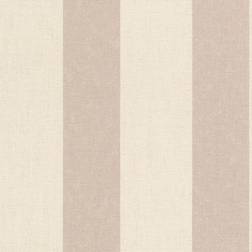 Rasch Tapet med brede striber, beige/brun, non-woven