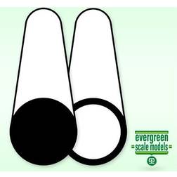 Evergreen Polystyrol Cylindrisk Stang 7 Stk
