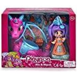 Famosa PinyPon Male Dolls Mix & Match Queens & Dragon (2 pcs)