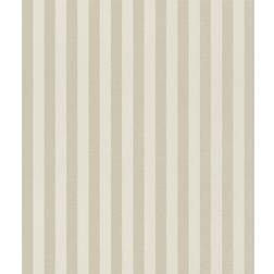 Rasch Tapet med smalle striber, guld/beige, non-woven