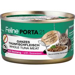 Porta 21 Feline 24 x 90 g - Tonno con Alga Seetang