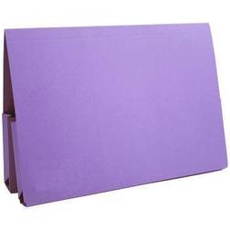 Exacompta Guildhall Double Pocket Legal Wallet Foolscap Mauve