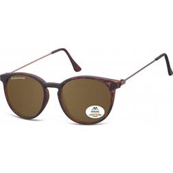 Montana Round Havana Rubbertouch Brown Polarized