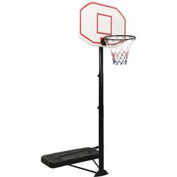 vidaXL Basketballständer Weiß 258-363 cm Polyethylen