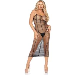 Leg Avenue maxi netkjole one size