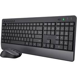 Trust Clavier Et Souris Sans Fil