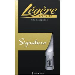 Legere Reeds Altsaxophonblatt, Signature, Blattstärke 2.50 (ASG2.50) Hochwertiges synthetisches Holzblasrohr