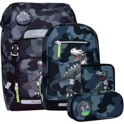 Beckmann Skolväskset Classic Maxi Camo Rex One Size Skolväska