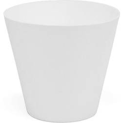 White Plastic Planter Ø 32 cm