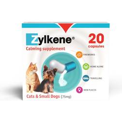 Vetoquinol Zylkene for Dogs & Cats Cats & Small Dogs 75mg 20 capsules