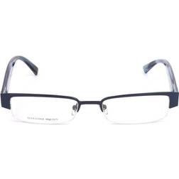 Alexander McQueen Lunettes De Soleil AMQ4159R1i Blue One Male