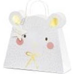 PartyDeco Borsa regalo Orso polare (31,5 cm)