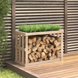 vidaXL Outdoor Kaminholzregal 108x52x74 cm