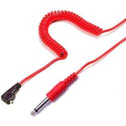 Kaiser Flash Cable, red, jack plug, 6,35mm