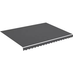 vidaXL Tela De Repuesto Para Toldo Gris Antracita 4.5x3.5 m