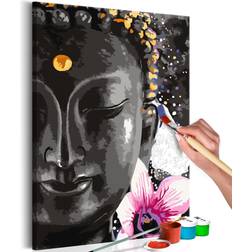 Artgeist DIY lærred maleri Buddha Flower Billede