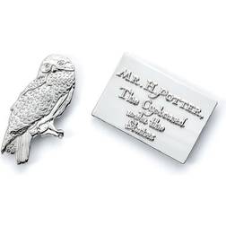 Harry Potter Set Pins Hedwig & Carta De Hogwarts En Plata