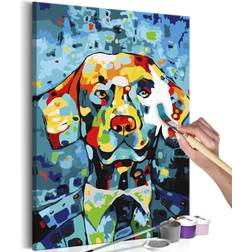 Artgeist DIY lærred maleri Dog Portrait Billede