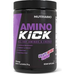 NutraBio Amino Kick Grape Berry Crush 30