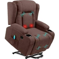 Best Choice Products Electric Power Lift Linen Recliner Massage Chair