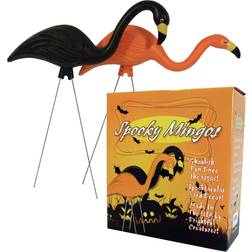 Bloem Spooky Flamingo Yard Stakes: 2 Pieces