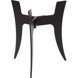 Achla Designs 12 Tall Black Powder Coat Plant Stand with Curved