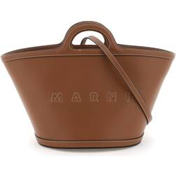 Marni Brun Læder Tote Taske - Brun