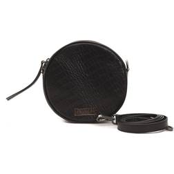 Pompei Donatella Pompei Donatella Black Leather Crossbody Women's Bag