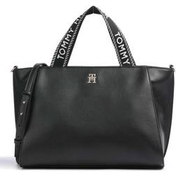 Tommy Hilfiger Zip-Up Tote Bag - Black