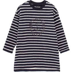 IKKS Striped Dress - Navy Blue