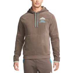 Nike Trail Mount Blanc Running Hoodie Men's - Iron Stone/Enamel Green