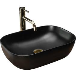 Lavabo Da Appoggio Rea Belinda Black Mat