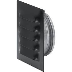 Fresh Metalrist 165 x 165 mm Med Studs Ø125 Sort