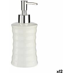 Berilo Dispensador De Jabón Cerámica Metal Blanco 260 ml